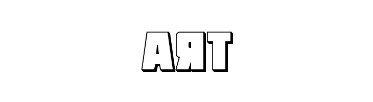 October Guard 3D Regular  Free Fonts Download