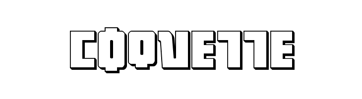 October Guard 3D Regular  Free Fonts Download