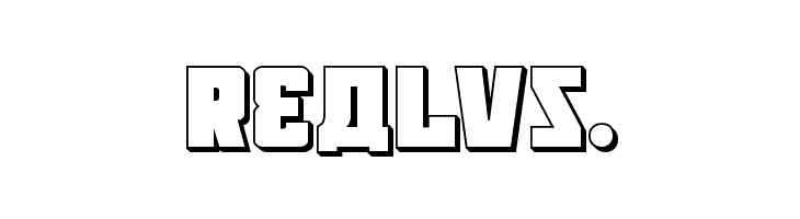 October Guard 3D Regular  Free Fonts Download