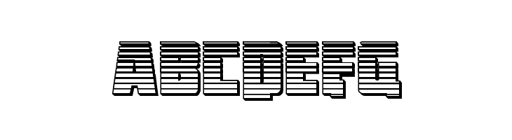 October Guard Chrome Regular  Free Fonts Download