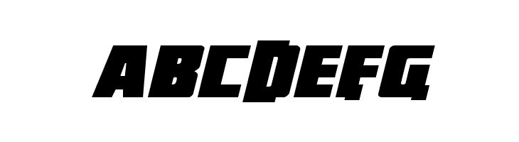 October Guard Expanded Italic  Free Fonts Download