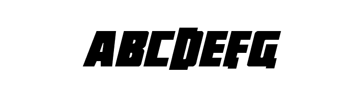 October Guard Italic  Free Fonts Download