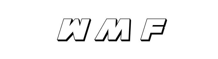 Han Solo 3D Italic  Free Fonts Download