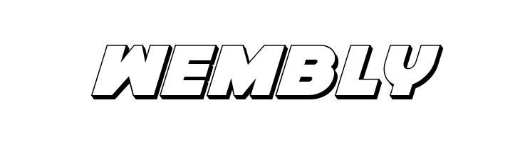 Han Solo 3D Italic  Free Fonts Download