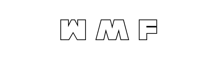 Han Solo Outline  Free Fonts Download