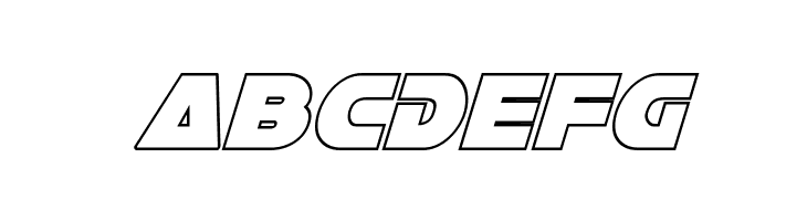 Han Solo Outline Italic  Free Fonts Download