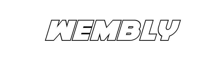 Han Solo Outline Italic  Free Fonts Download