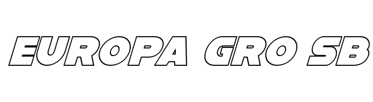 Han Solo Outline Italic  Free Fonts Download