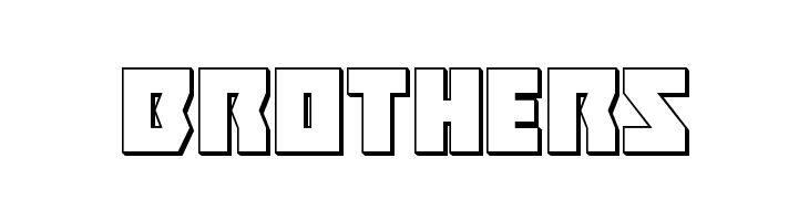 Halfshell Hero 3D Regular  Free Fonts Download