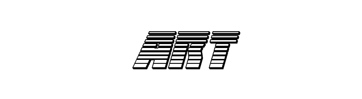 Halfshell Hero Chrome Italic  Free Fonts Download