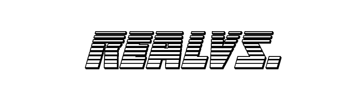 Halfshell Hero Chrome Italic  Free Fonts Download