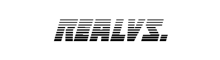 Halfshell Hero Gradient Italic  Free Fonts Download