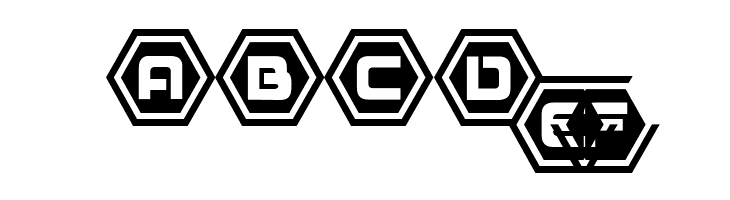 D3 Honeycombism Sorround  Free Fonts Download