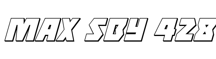 Halfshell Hero 3D Italic  Free Fonts Download