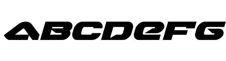 Skyhawk Expanded Italic  Free Fonts Download