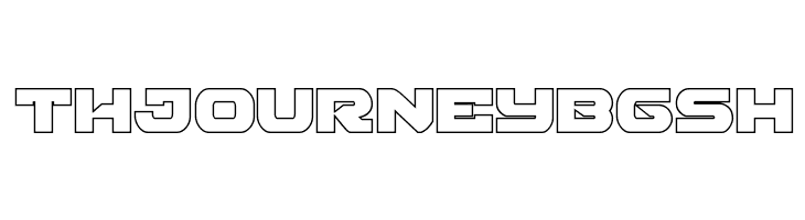 Skyhawk Outline  Free Fonts Download