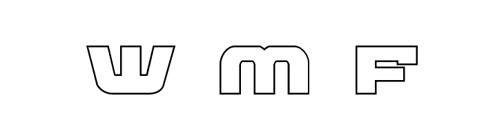 Skyhawk Outline  Free Fonts Download