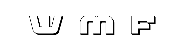 Skyhawk 3D  Free Fonts Download