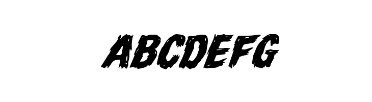 Dire Wolf Expanded Italic  Free Fonts Download