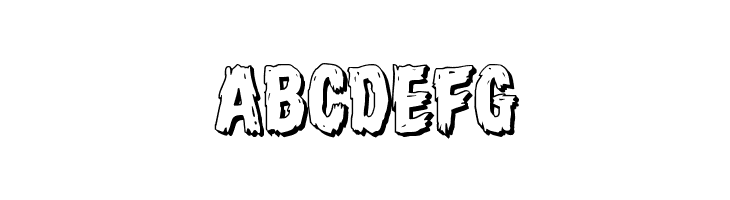 Dire Wolf 3D Regular  Free Fonts Download