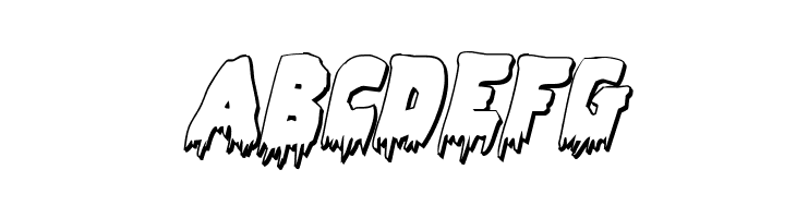 Zombie Control 3D Italic  Free Fonts Download