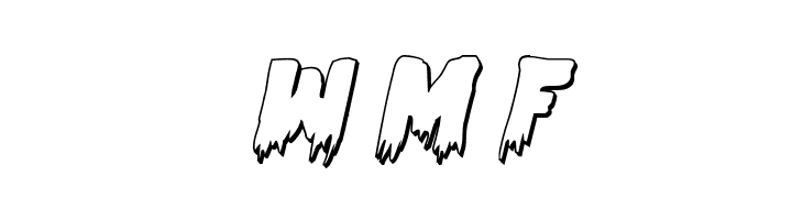 Zombie Control 3D Italic  Free Fonts Download