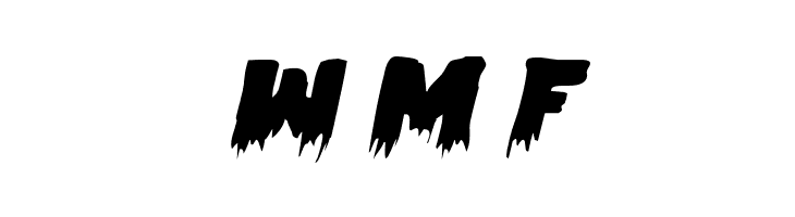 Zombie Control Expnaded Italic  Free Fonts Download