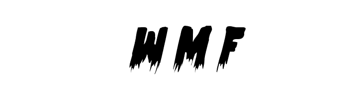 Zombie Control Condensed Italic  Free Fonts Download