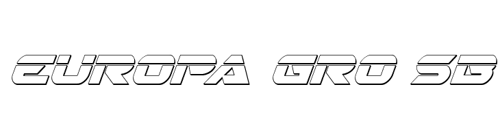 Gemina 2 Laser 3D Italic  Free Fonts Download
