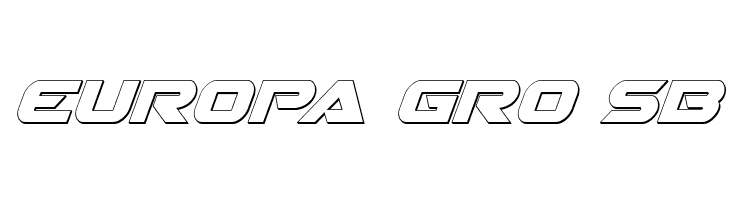 Gemina 2 3D Italic  Free Fonts Download