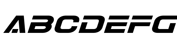 Eurofighter Expanded Italic  Free Fonts Download