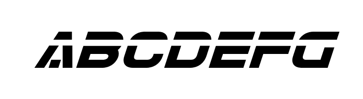 Eurofighter Laser Italic  Free Fonts Download