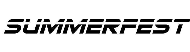 SUMMERFEST Eurofighter Laser Italic Font