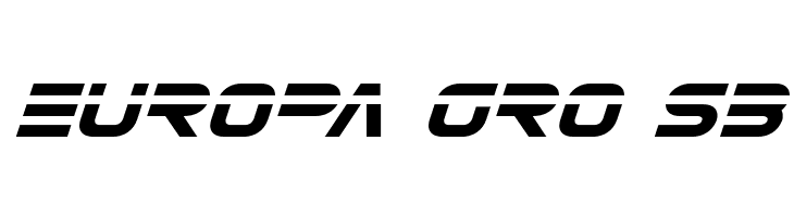 Eurofighter Laser Italic  Free Fonts Download