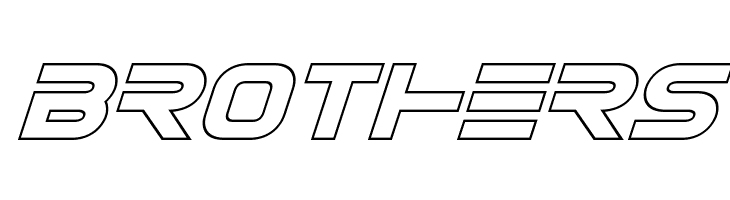 Eurofighter Outline Italic  Free Fonts Download