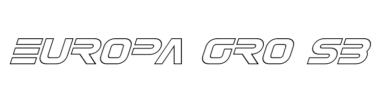 Eurofighter Outline Italic  Free Fonts Download