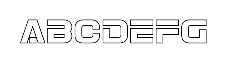 Eurofighter Outline  Free Fonts Download
