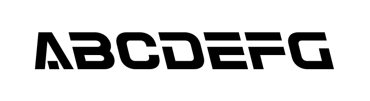 Eurofighter Leftalic  Free Fonts Download