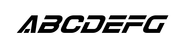 Eurofighter Super-Italic  Free Fonts Download