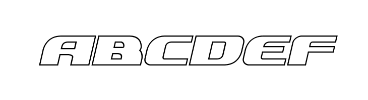 Quickening Outline Italic  Free Fonts Download