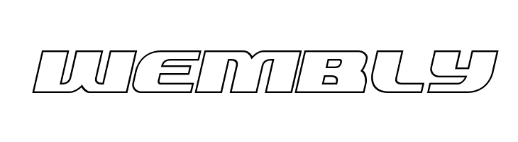 Quickening Outline Italic  Free Fonts Download