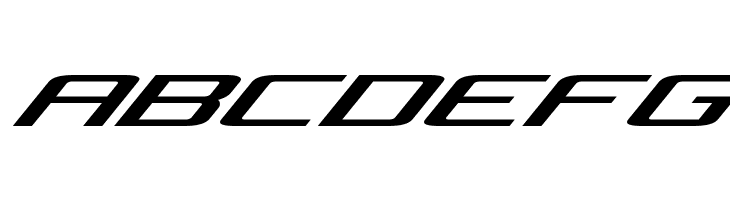 Concielian Jet Expanded Italic  Free Fonts Download