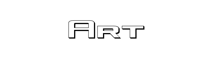 Concielian Jet 3D  Free Fonts Download