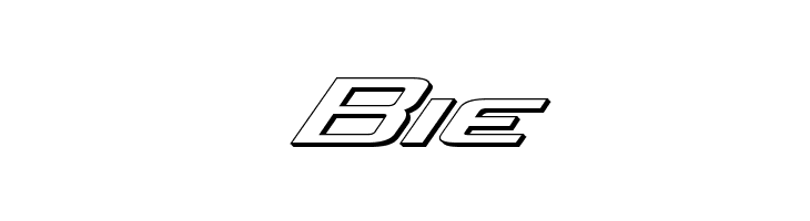 Concielian Jet 3D Italic  Free Fonts Download