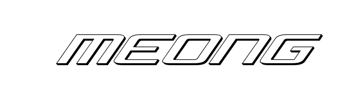 Concielian Jet 3D Italic  Free Fonts Download