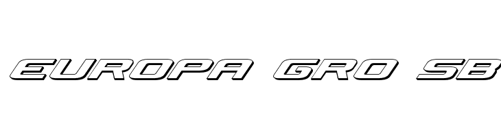 Concielian Jet 3D Italic  Free Fonts Download