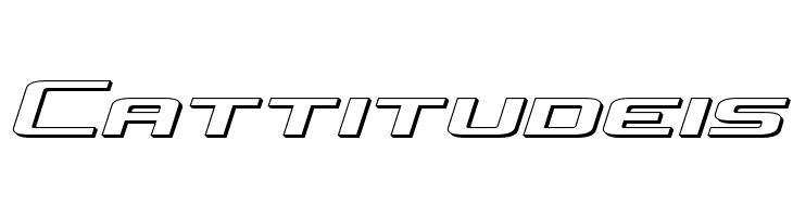 Concielian Jet 3D Semi-Italic  Free Fonts Download