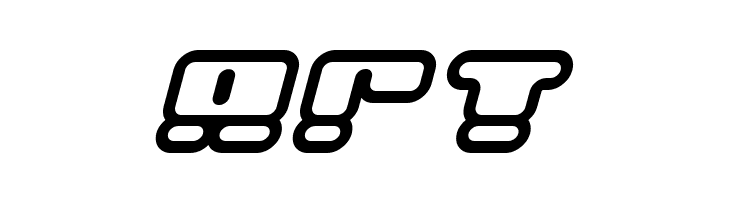 Face plant hollow 2 Italic  Free Fonts Download