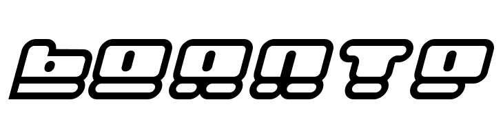 Face plant hollow 2 Italic  Free Fonts Download