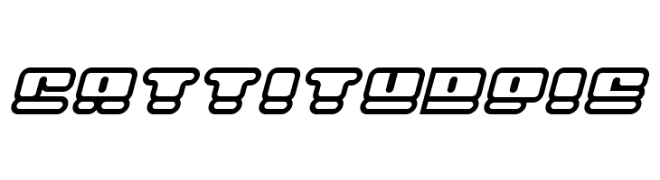 Face plant hollow 2 Italic  Free Fonts Download